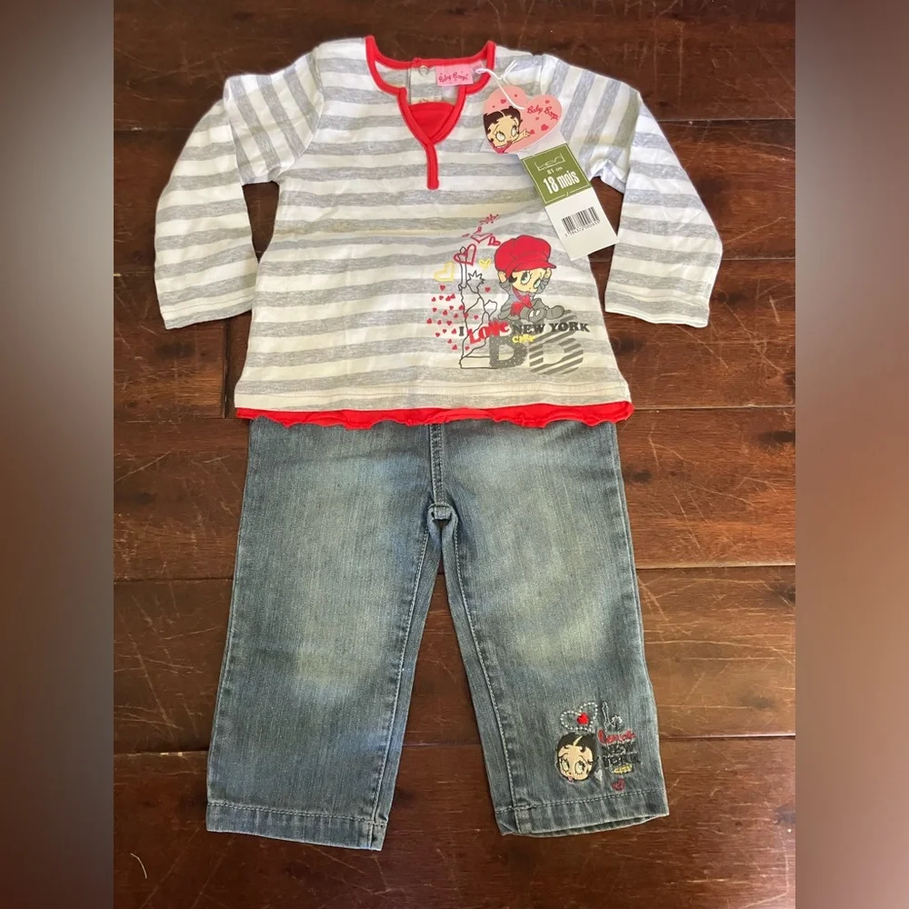 2010 Baby Betty Boop Love New York City Set 18 months